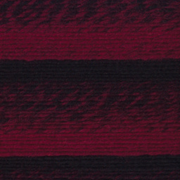 Lion Brand Scarfie Yarn - Black/Cranberry close-up to show texture