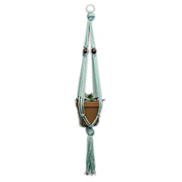 Macramé Plant Hanger Kits - Finished Clay Pot Planter