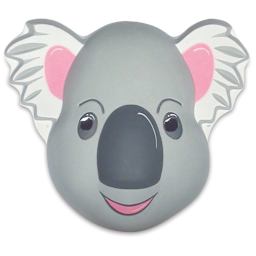 Creativity Street Paperboard Mask Assortment - Painted Koala mask