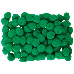 Creativity Street Pom Pons - Pile of Green Pom Pons
