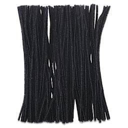 Creativity Street Jumbo Stems - Black, Pkg of 100 - out of packaging