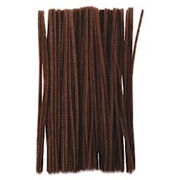 Creativity Street Jumbo Stems - Brown, Pkg of 100 - out of packaging