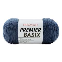 Premier Yarn Basix Worsted Yarn - Denim