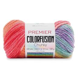 Premier Yarn Colorfusion Chunky Yarn - Prism, 109 yards