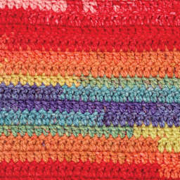 Premier Yarn Colorfusion Chunky Yarn - Prism, 109 yards finished crocheted example