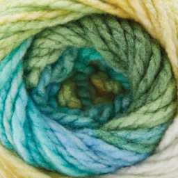 Premier Yarn Colorfusion Chunky Yarn - Springtime, 109 yards close up