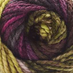 Premier Yarn Colorfusion Chunky Yarn - Grapevine, 109 yards close up to show txture