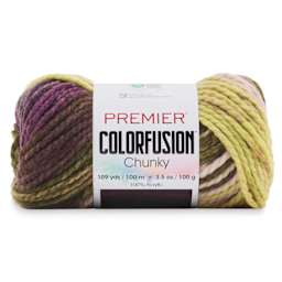 Premier Yarn Colorfusion Chunky Yarn - Grapevine, 109 yards