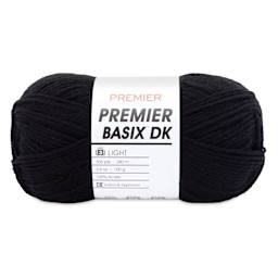Premier Yarn Basix DK Yarn - Black, 306 yards