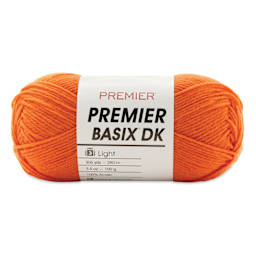 Premier Yarn Basix DK Yarn - Orange, 306 yards