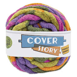 Lion Brand Cover Story Thick & Quick Yarn - Forest Path, 39 yards