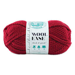 Lion Brand Wool Ease Thick & Quick Yarn - Cranberry, 106 yds