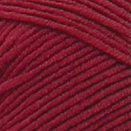 Lion Brand Made With Love The Cottony One Yarn - Robbie Red - close-up