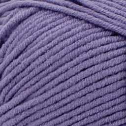 Lion Brand Made With Love The Cottony One Yarn - Knit One Purple One - close-up
