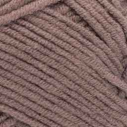 Lion Brand Made With Love The Cottony One Yarn - Hot Cocoa, 185 yds - close-up