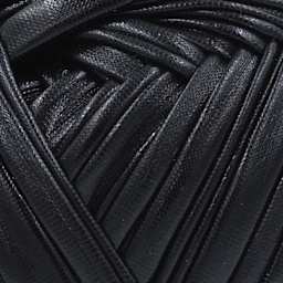 Lion Brand Yarn Haute Stitches Faux Leather Yarn - Night Sky - close-up