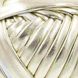 Lion Brand Yarn Haute Stitches Faux Leather Yarn - Gold, 39 yds
