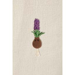 DMC Amigurumi Plant Kit - Hyacinth, finished piece