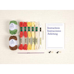 DMC Amigurumi Plant Kit - Summer Strawberries, contents
