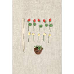 DMC Amigurumi Plant Kit - Summer Strawberries, finished pieces