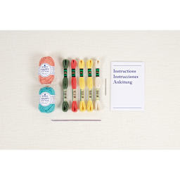DMC Amigurumi Ocean Life Kit - Corals, kit contents
