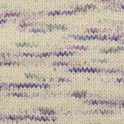Premier Yarn Elle By Me Charlotte Multi Yarn - Plum - finished knitting pattern example, strips