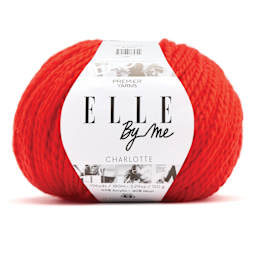 Premier Yarn Elle By Me Charlotte Solids Yarn - Vermillion, 196 yds