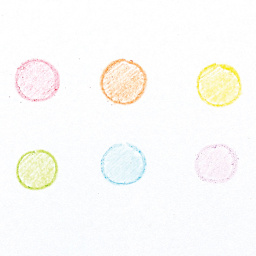 Ooly Rainbow Scoops Stacking Erasable Crayons, color swatches
