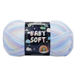 Lion Brand Baby Soft Yarn - Pastel Print