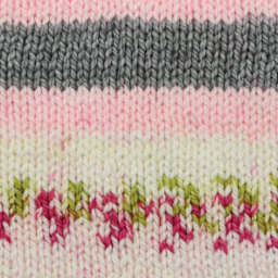 Premier Yarn Bloom Chunky Yarn - Dahlia, knitted sample