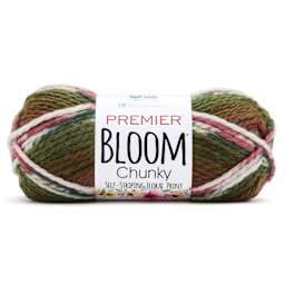 Premier Yarn Bloom Chunky Yarn - Christmas Cactus, 109 yds