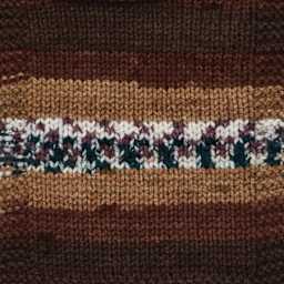 Premier Yarn Bloom Chunky Yarn - Desertbell, 109 yds showing knitted pattern example