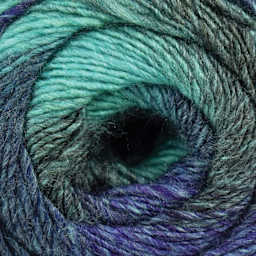 Universal Yarn Colorburst Yarn - Aurora Borealis, close-up