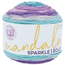 Lion Brand Mandala Sparkle Yarn - Aquila
