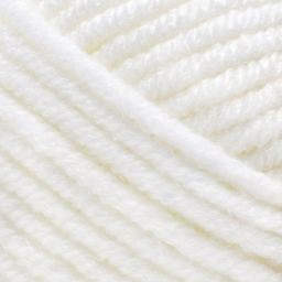 Premier Yarn Basix Chunky Yarn - White, close-up