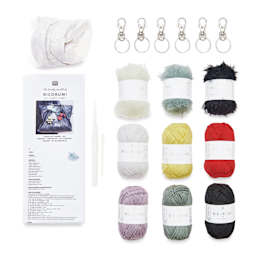 Rico Design Ricorumi Crochet Keyring Kit - Sky contents