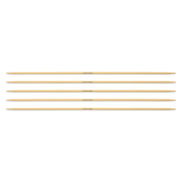 Skacel by Addi Bamboo Double Pointed Knitting Needles - Pkg of 5, US 01, 8"