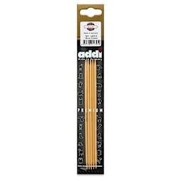 Skacel by Addi Bamboo Double Pointed Knitting Needles - Pkg of 5, US 02, 6" front of packaging