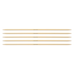 Skacel by Addi Bamboo Double Pointed Knitting Needles - Pkg of 5, US 02, 8"