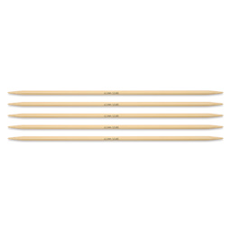 Skacel by Addi Bamboo Double Pointed Knitting Needles - Pkg of 5, US 06, 8"