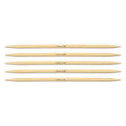 Skacel by Addi Bamboo Double Pointed Knitting Needles - Pkg of 5, US 07, 6"