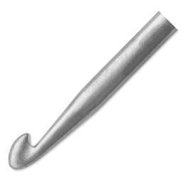 Skacel by Addi Olive Wood Crochet Hook - US H, 5.00 mm close up to show hook