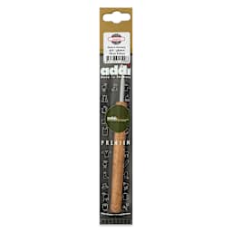 Skacel by Addi Olive Wood Crochet Hook - US H, 5.00 mm front of packaging
