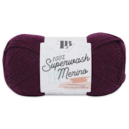 Lion Brand Yarn Collection Superwash Merino Yarn - Burgundy