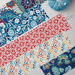 Create It Fabric Strips - Pkg of 20, Moroccan Designs, 2.5" x 42"