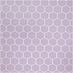 Rico Design Cotton Poplin Fabric - Lilac Rosette, 50 cm x 140 cm