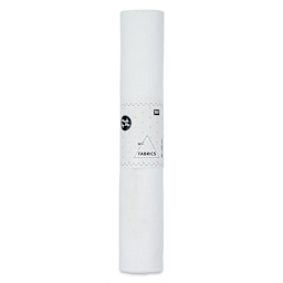 Rico Design Solid Cotton Fabric - White, 50 cm x 140 cm in packaging