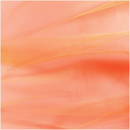Rico Design Tulle Roll - Neon Orange, 50 cm x 5 m showing texture