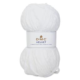 DMC Velvet Yarn - 02 White, 109 yards