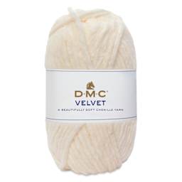 DMC Velvet Yarn - 04 White, 109 yards
